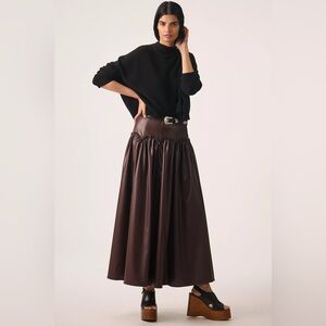 Anthropologie Pilcro Alani Black Cashmere Mock Neck Sweater Women’s M